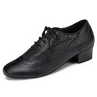 mens dance shoes latin modern jazz ballroom dancing shoe chunky heel p ...