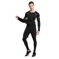 Men\'s Running Breathable Sweat-wicking Spring Summer Fall/Autumn Yoga Elastane Terylene LooseOutdoor clothing Performance Leisure Sports