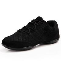 mens dance shoes sneakers breathable synthetic low heel black