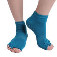 Men and Women Anti-skid Five-finger Socks Cotton Socks Exposed Toe Followed by Cotton Yoga Socks 1 Pair