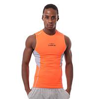 mens sleeveless running tank breathable quick dry compression sweat wi ...