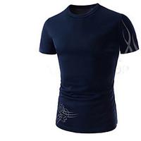 mens t shirt camping hiking golf breathable spring summer