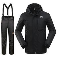 Men\'s Winter Jacket / Clothing Sets/Suits Skiing Waterproof / Thermal / Warm / Windproof Winter BlackS / M / L / XL / XXL