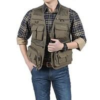 Men Outdoor Waterproof Photography Fishing Casual Vest Wading Climbing Waistcoat Quick-Dry Vest Good Quality