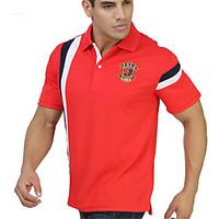 Men\'s Fashion Breathable Polo Shirts Cotton Leisure Shirts