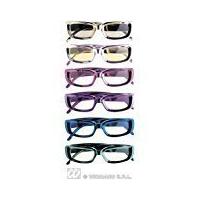 Metallic Unisex Glasses Dress-up Novelty Glasses Specs & Shades For Fancy Dress