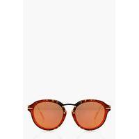 metal trim sunglasses orange