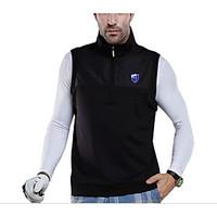 Men\'s Long Sleeve Golf T-shirt Warm High Breathability (>15, 001g) Golf