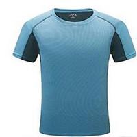 Men\'s Short Sleeve Running Shirt Breathable Summer Sports Wear Running Polyester Slim