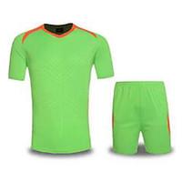 mens soccer jersey shorts breathable summer classic polyester football ...