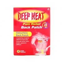 mentholatum deep heat pain relief back patch