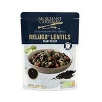 Merchant Gourmet Beluga Lentils Ready to Eat 250g (1 x 250g)
