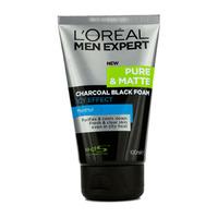 Men Expert Pure & Matte Icy Effect Charcoal Black Foam 100ml/3.4oz