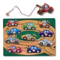 melissa doug magnetic tow truck game