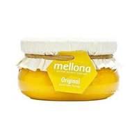 mellona organic pure raw honey from flowers glass jar 250g