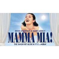 meal and top price mamma mia theatre tickets for two