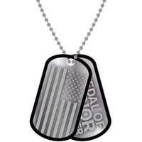 Medal Of Honor Warfighter Flag And Logo Dog Tags