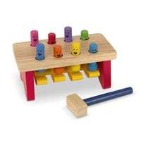 melissa doug deluxe pounding bench