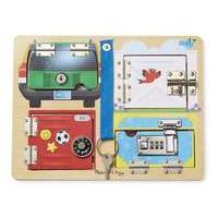 melissa doug lock and latch board