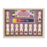 Melissa and Doug Wooden Handle Stamps - Deluxe