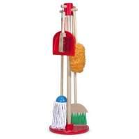 melissa doug lets play house dust sweep and mop cleaning set