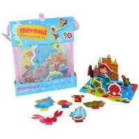 mermaid castle floating activity bath set