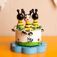 merry go round bee music box