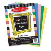 melissa doug multi colour construction paper