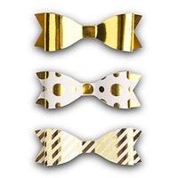 Medium Assorted Metallic Gold Paper Bows