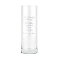 Memorial Glass Cylinder