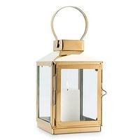 Medium Decorative Candle Lantern - Gold