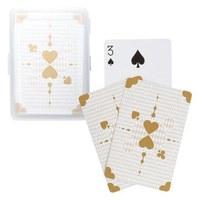 Metallic Gold Playing Cards with Case