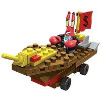 mega bloks spongebob squarepants mr krabs racer building kit