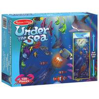 melissa doug under the sea floor jigsaw puzzle 100 pieces toy