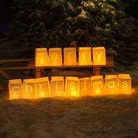 Merry Christmas Candle Lanterns