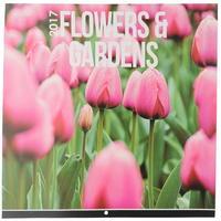 Mega Value 2017 Floral Square Calendar