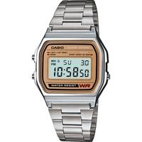 Men\'s Digital Watch - Silver with Gold Face