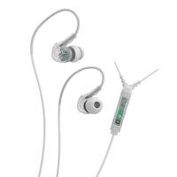 MEElectronics Sport-Fi M6P2 Memory Wire In-Ear Sports Earphones with Microphone Colour CLEAR (Box opened)