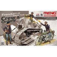 meng model 135 french ft 17 tank crew and orderly