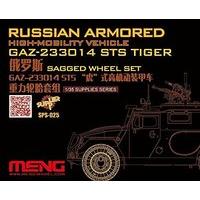 Meng Model 1:72 - Russian Gaz- 233014 Sts Tiger Sagged Wheet