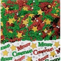 Merry Christmas Metallic Confetti