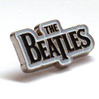 Merch - The Beatles-medium Drop T Pin Badge (black)