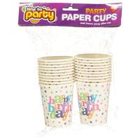 mega value birthday cups