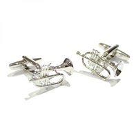 MENS CUFFLINKS in Large Trumpet Design