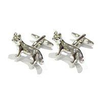 mens cufflinks in crafty fox design