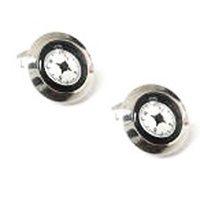 mens cufflinks in compass design