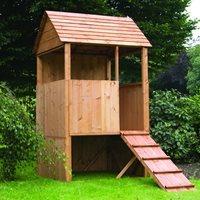 MERCIA KIDS LOOKOUT WOODEN PLAYHOUSE in Solid Pine