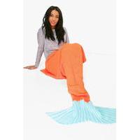 Mermaid Tail Blanket - orange