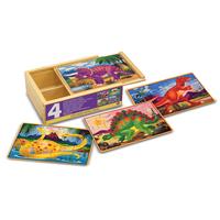 melissa amp doug dinosaurs puzzles in a box