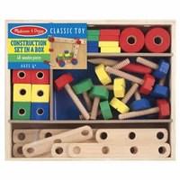 melissa ampamp doug construction set in a box 48 wooden pieces